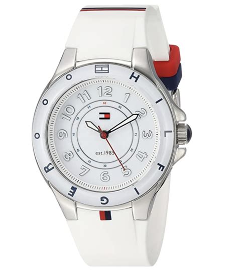 reloj blanco mujer tommy hilfiger